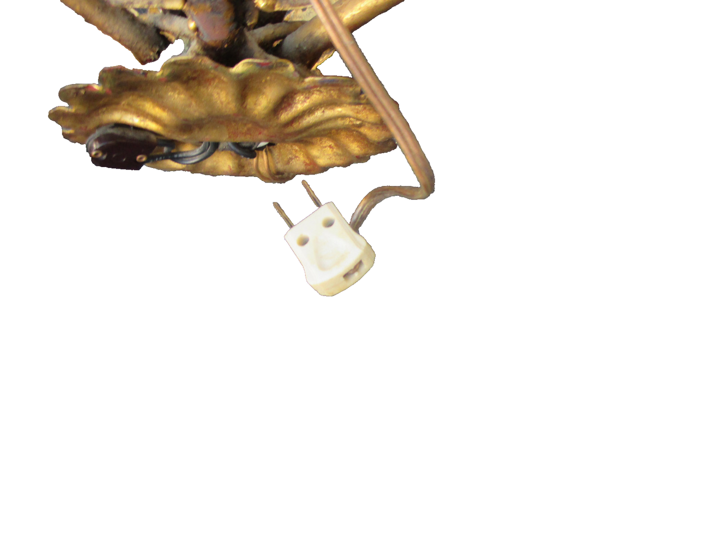 64002   Mid Century Decorator Wall Sconce with Prisms