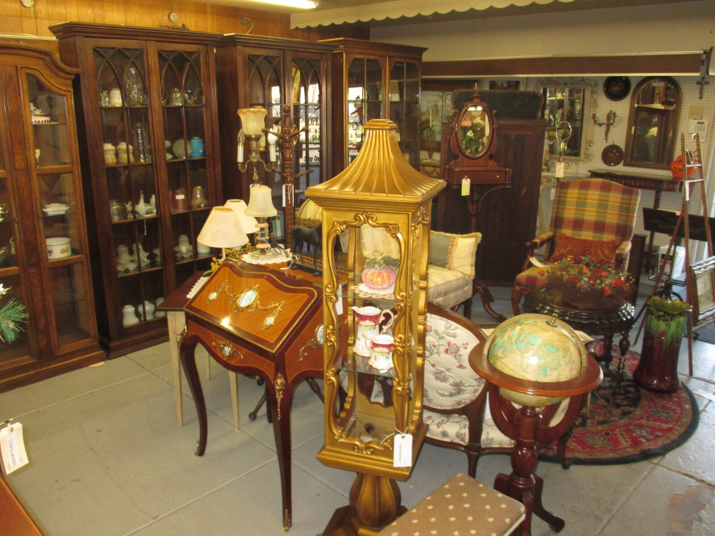 63755 QUALITY Leather Dressing Screen Room Divider