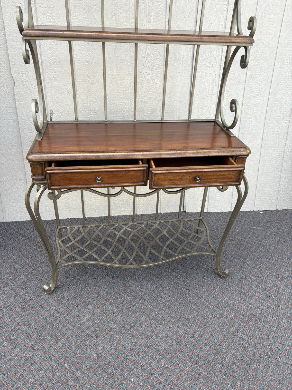 66994 Modern Baker Rack Kitchen Storage Cabinet