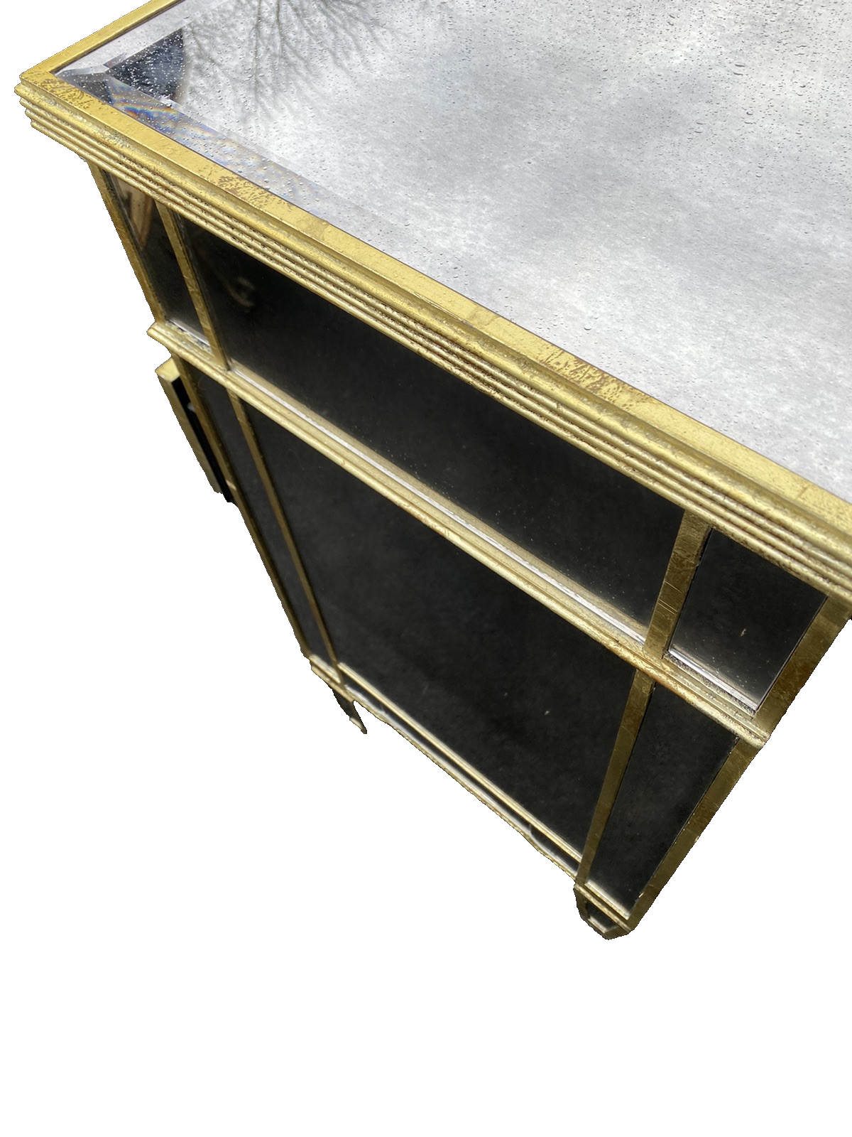 66352   Modern Mirror Mirrored Dresser Chest