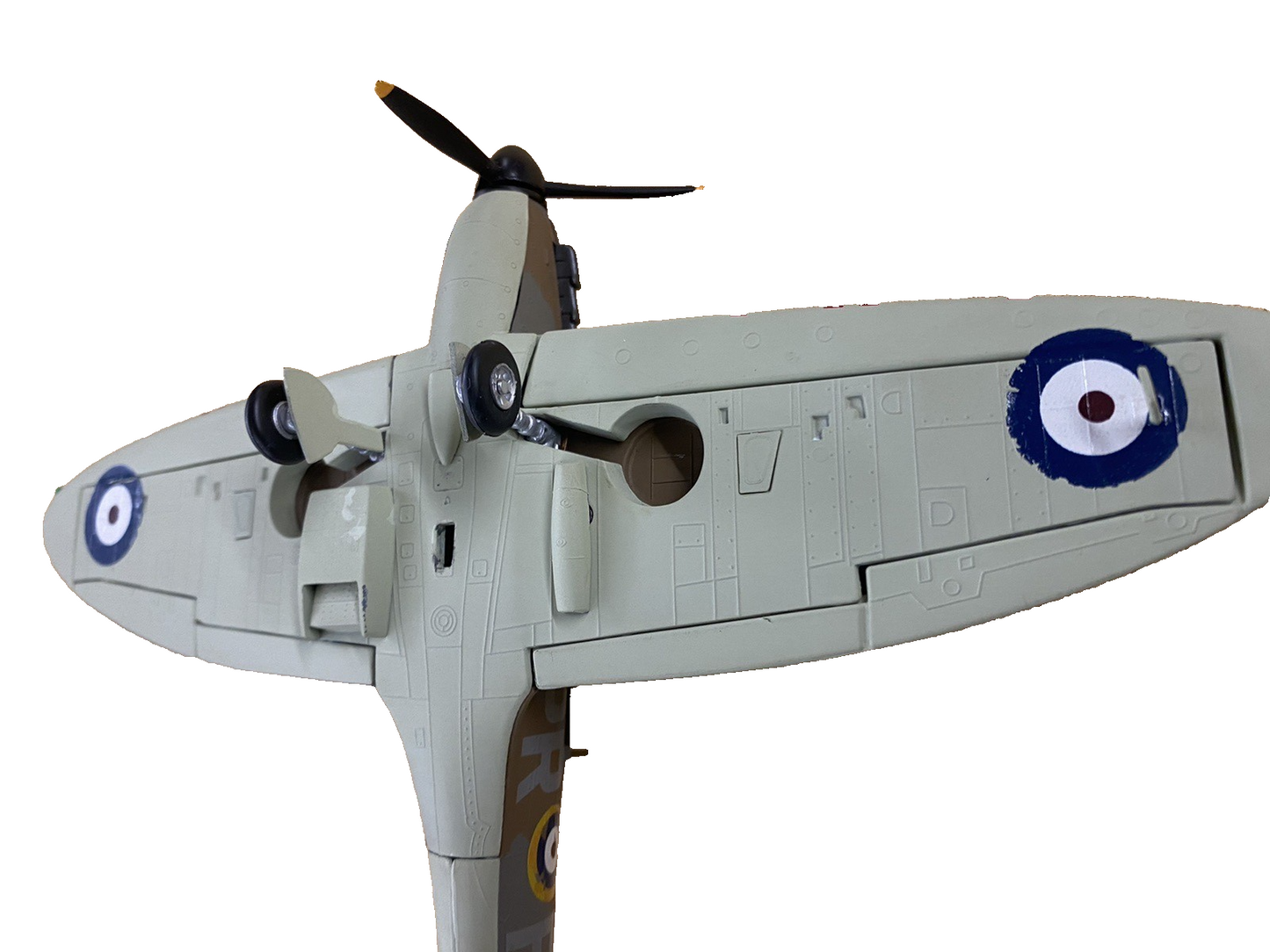 ES 1002 FRANKLIN MINT Spitfire MK I Airplane Plane