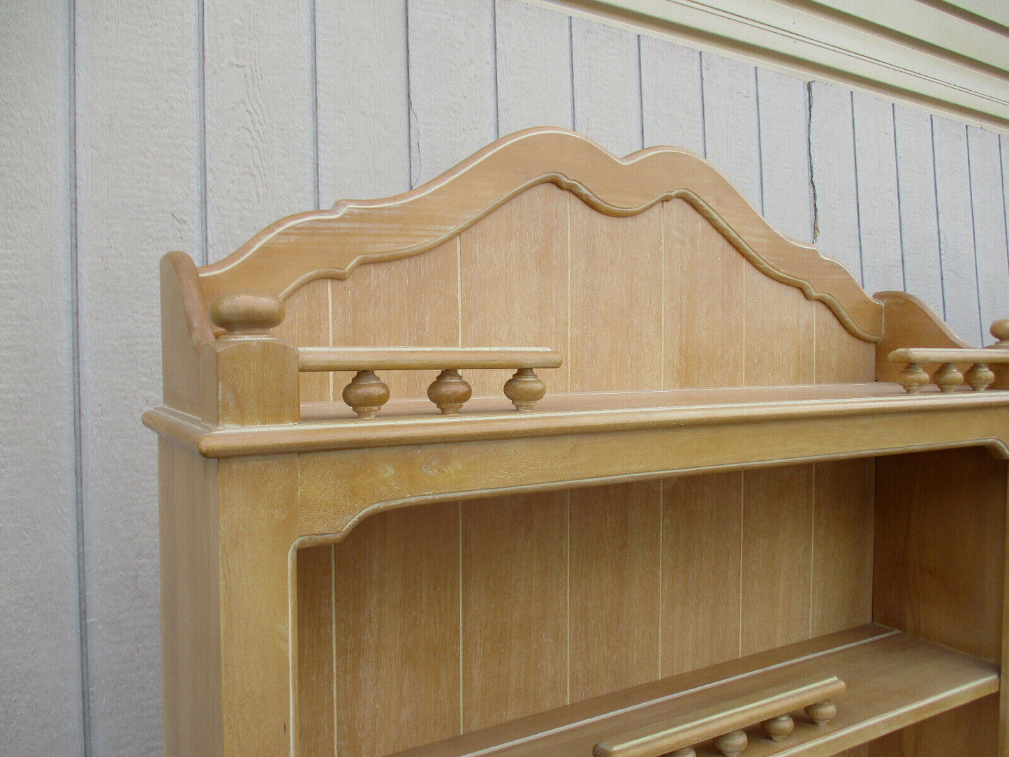 63329   2 Piece Tile Top Desk Cabinet with Bookcase Top