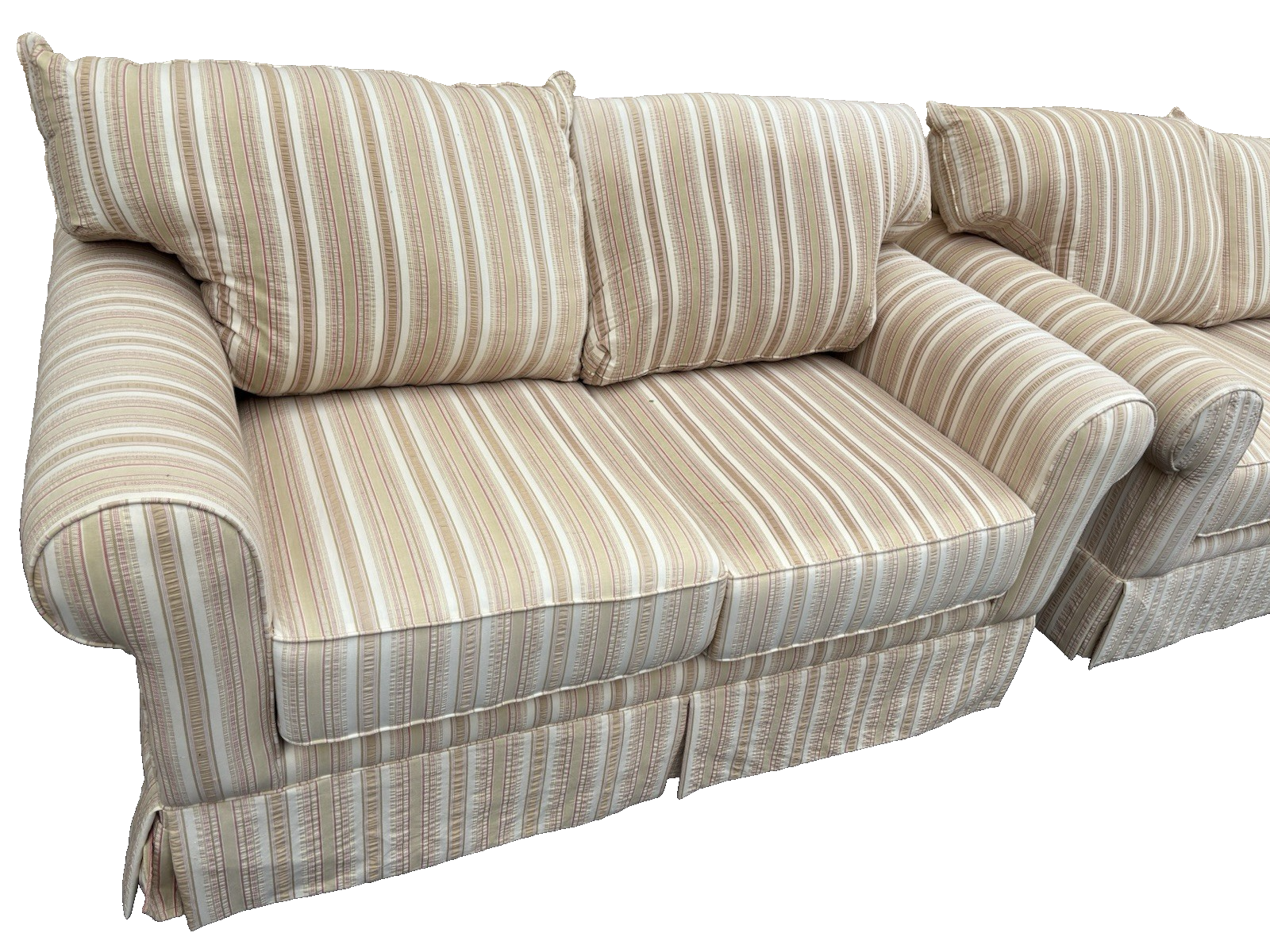 66861 + 66862 :   PAIR KLAUSSNER Furniture Loveseat Sofa Chairs Very COMFORTABLE