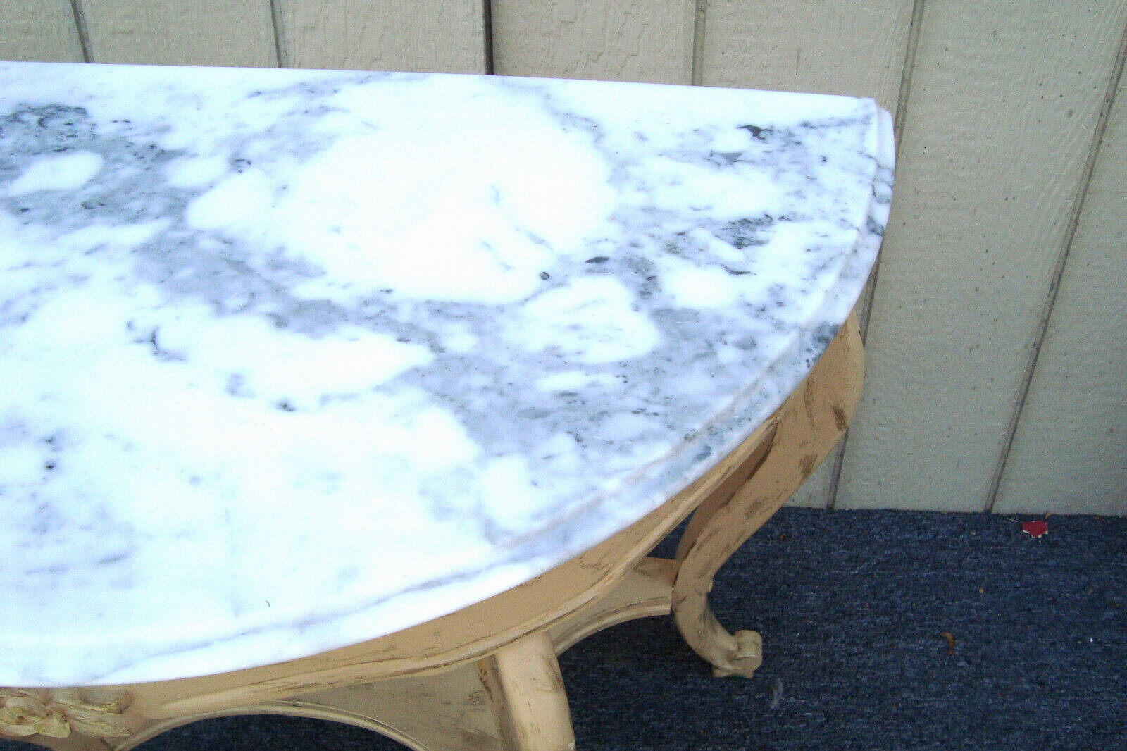 62130   Marble Top Console Table Sideboard Server KIMBALL Furniture ??