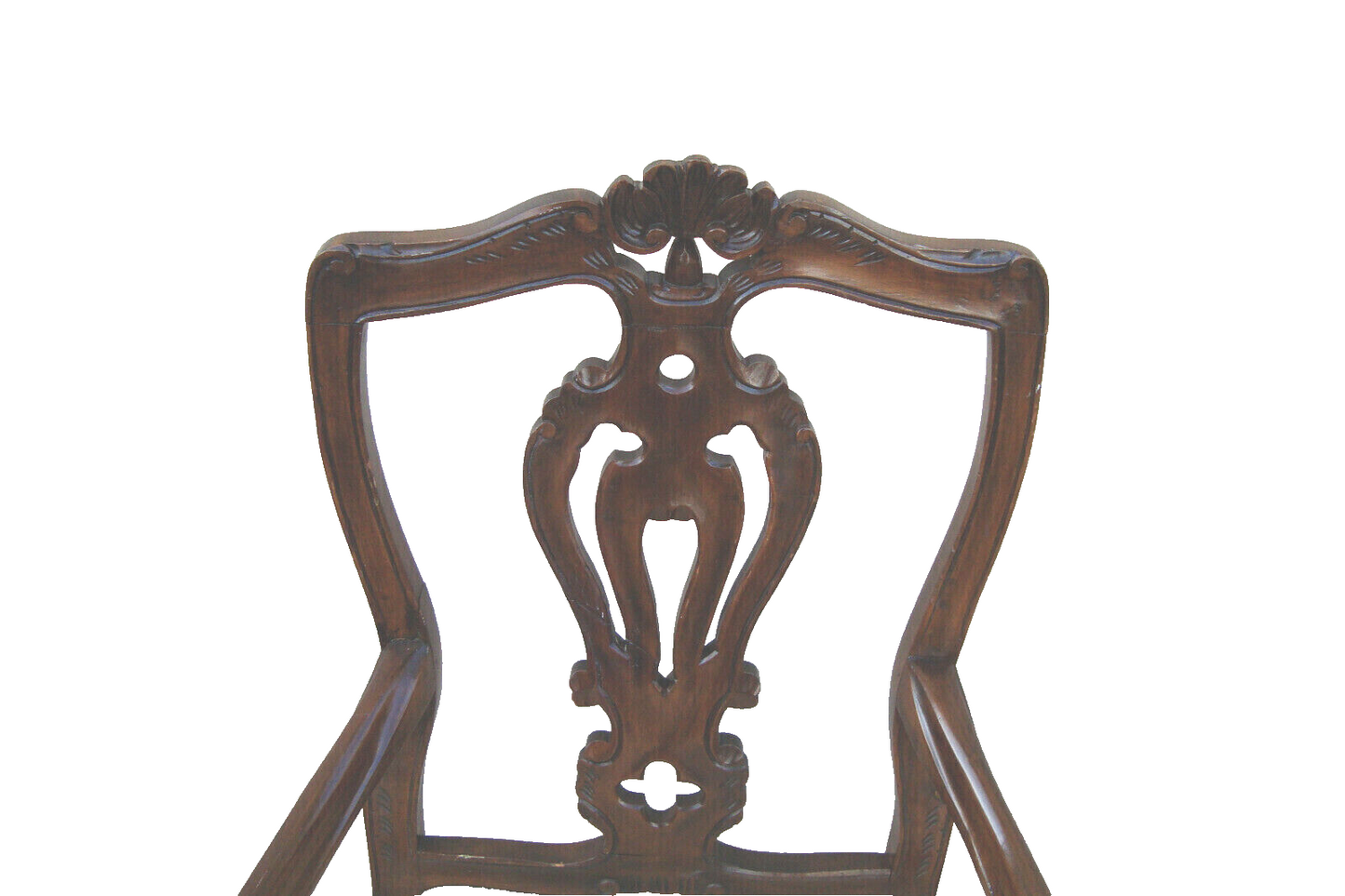 59853  Pair Custom Made French Country Armchairs Dining Chairs