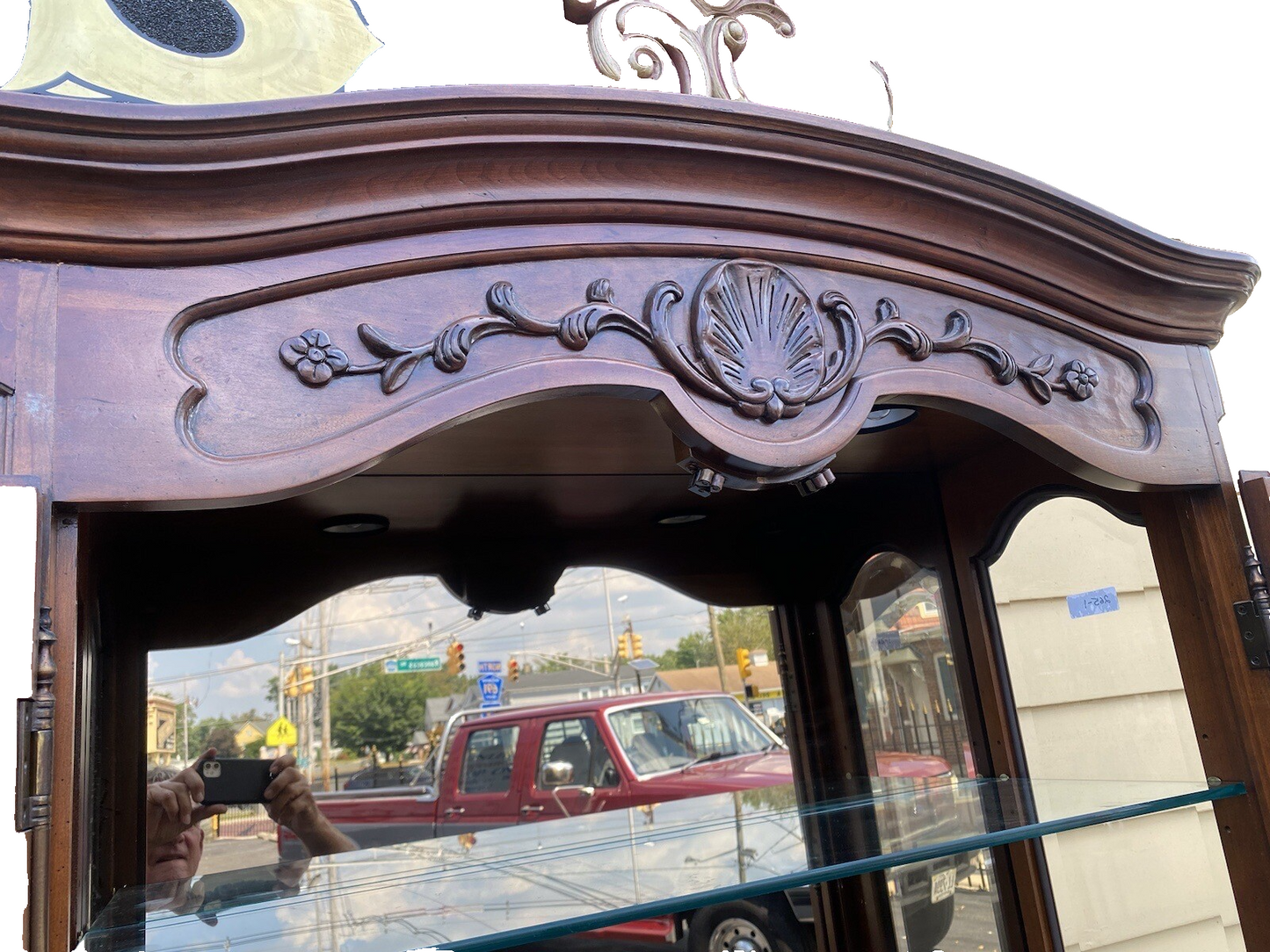 64784 Super Quality Lighted Curio China Cabinet