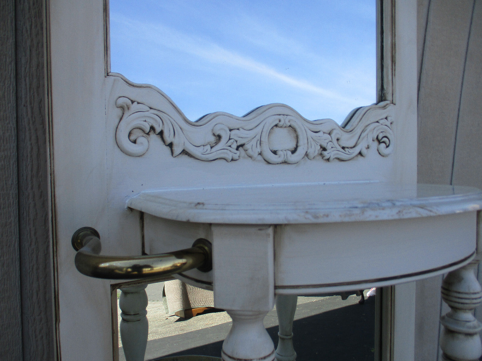 64387 Decorator Hat Rack Hall Mirror 