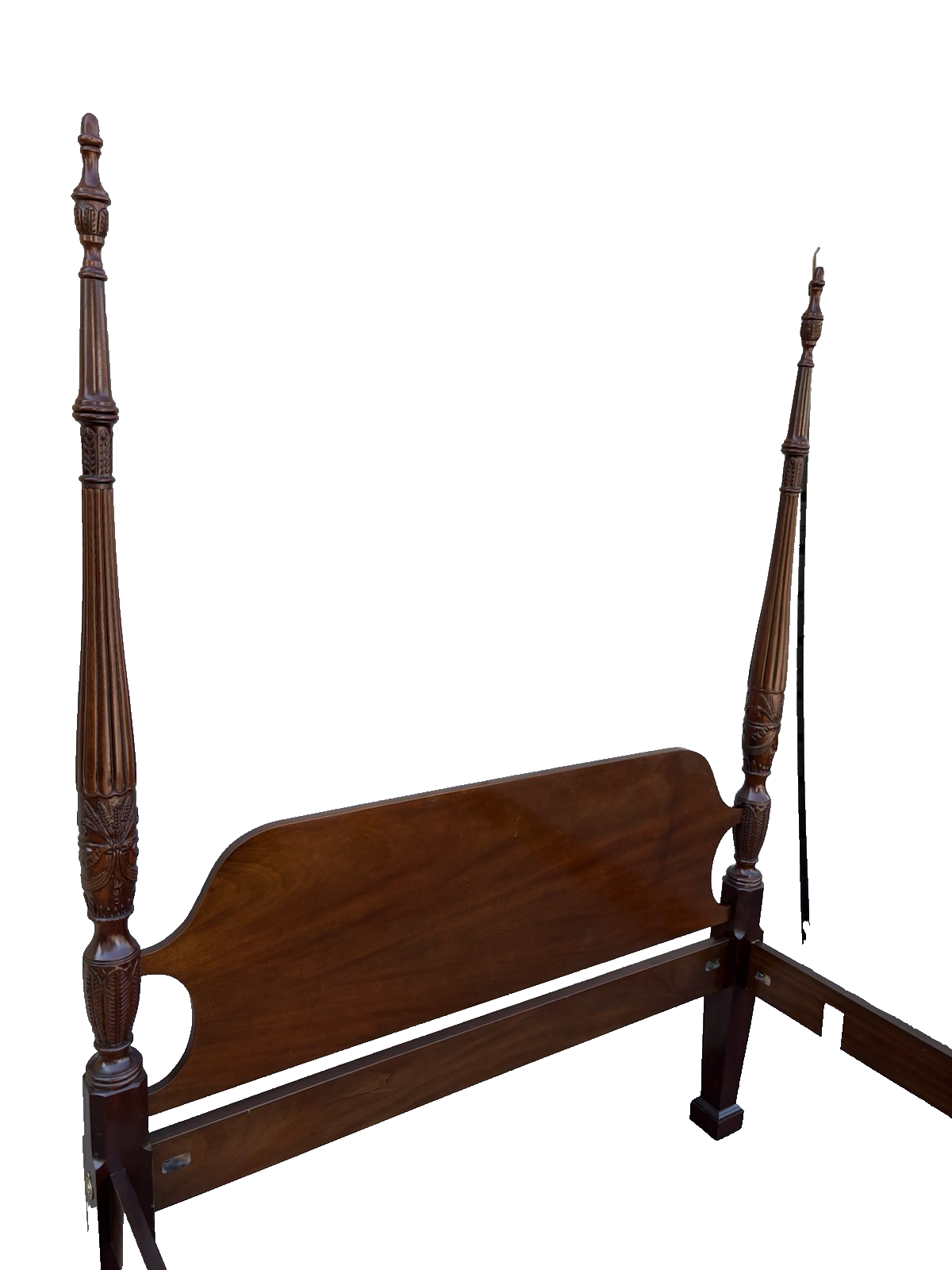 66932  Quality QUEEN Size  Solid Mahogany Poster Bed