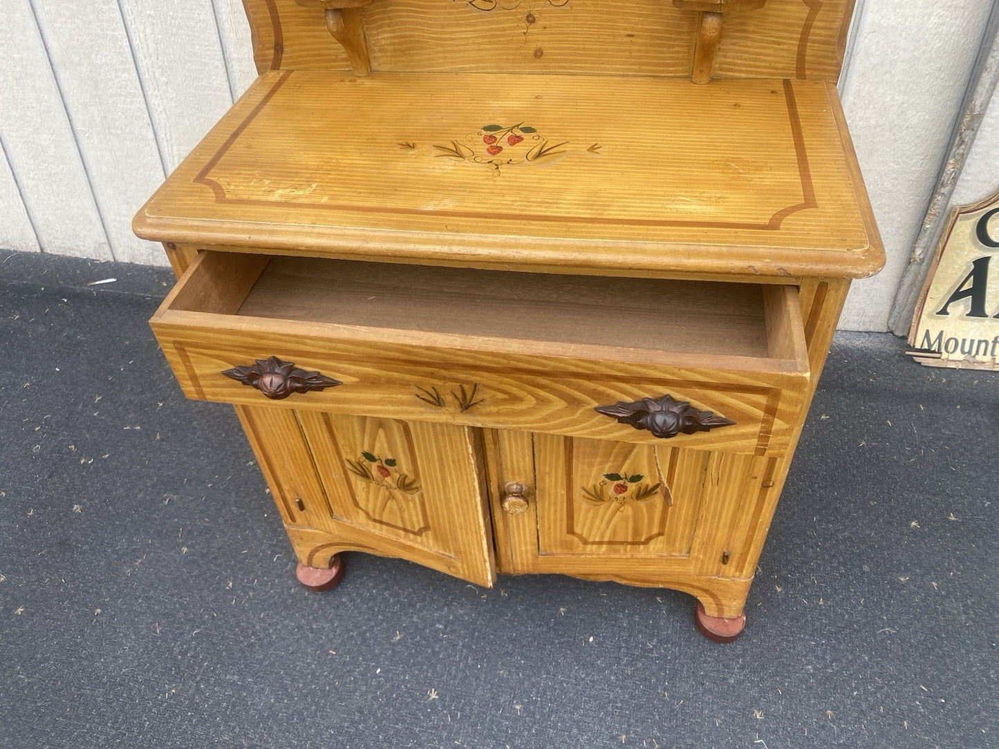 66531   Antique Victorian Washstand Dresser Chest