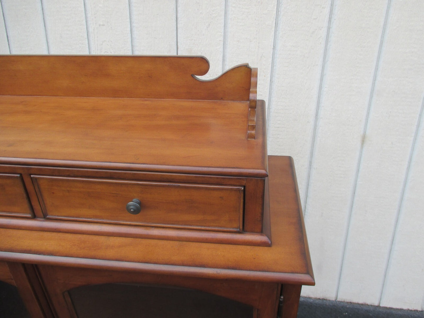 62851 Lane Furniture Server Sideboard Server Curio Display Cabinet