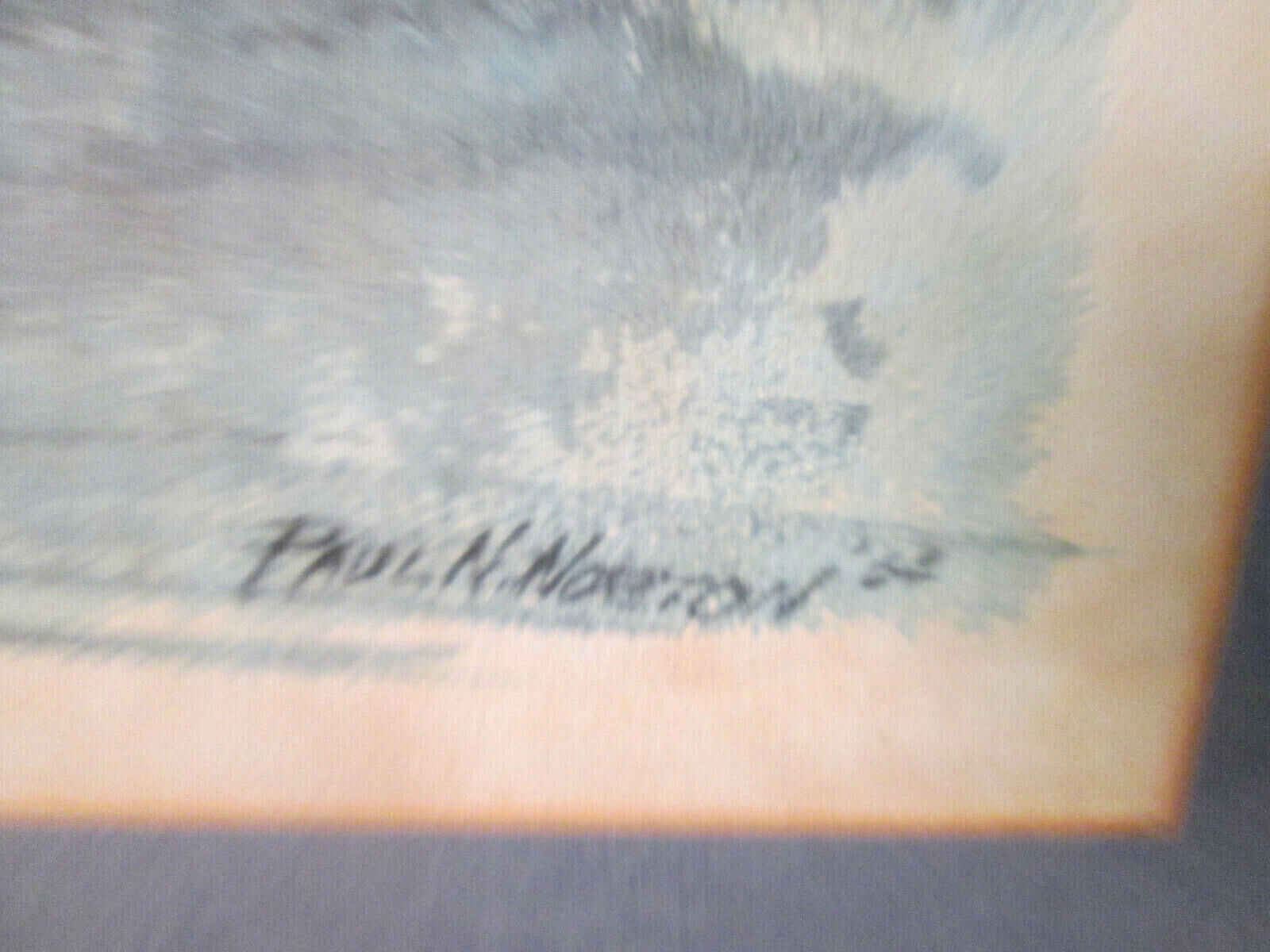 58653 Pair of Ship Watercolor Framed Prints by PAUL N NORTON SEA Scape