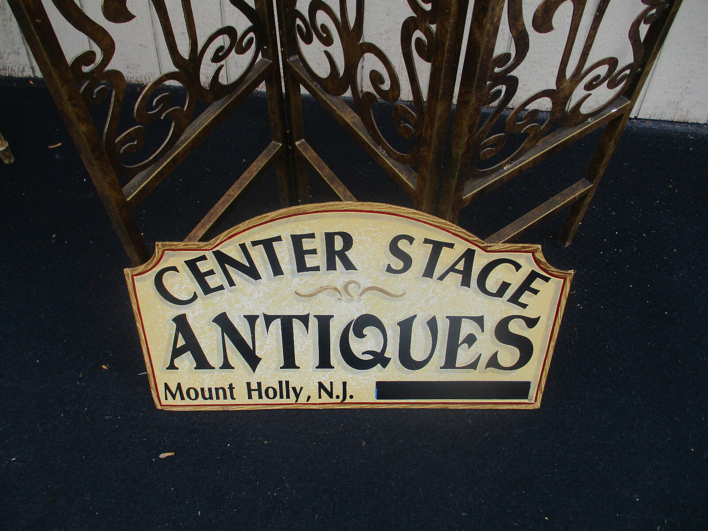 64401   Metal  SUPER HEAVY QUALITY  3 Section Room Divider Screen