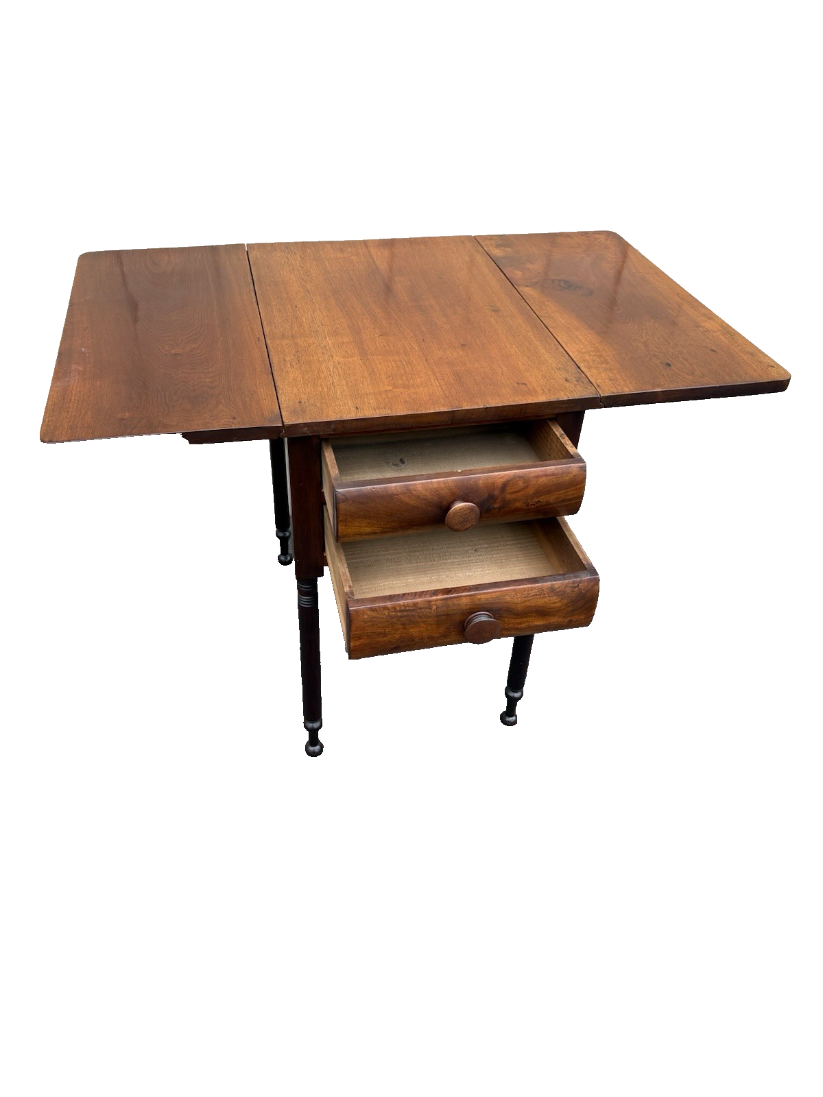 66902 Empire Mahogany Dropside Lamp Table Stand