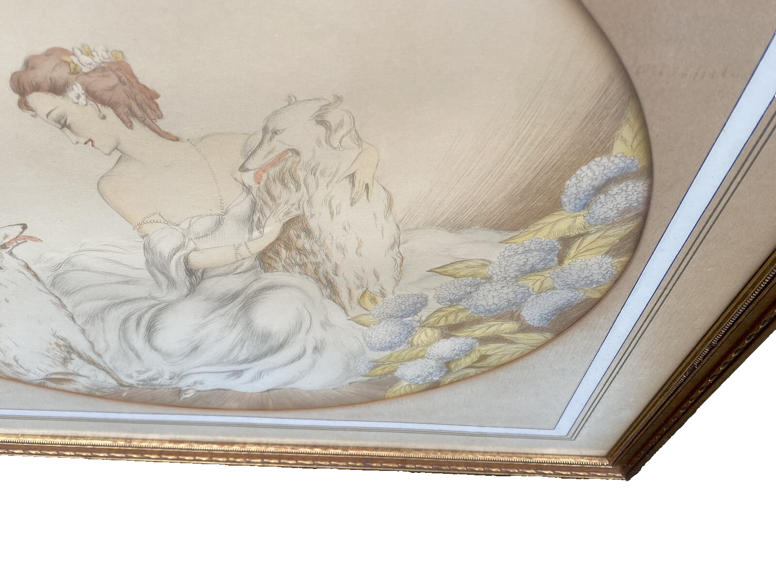 59022 Icart Style Print in Deco frame