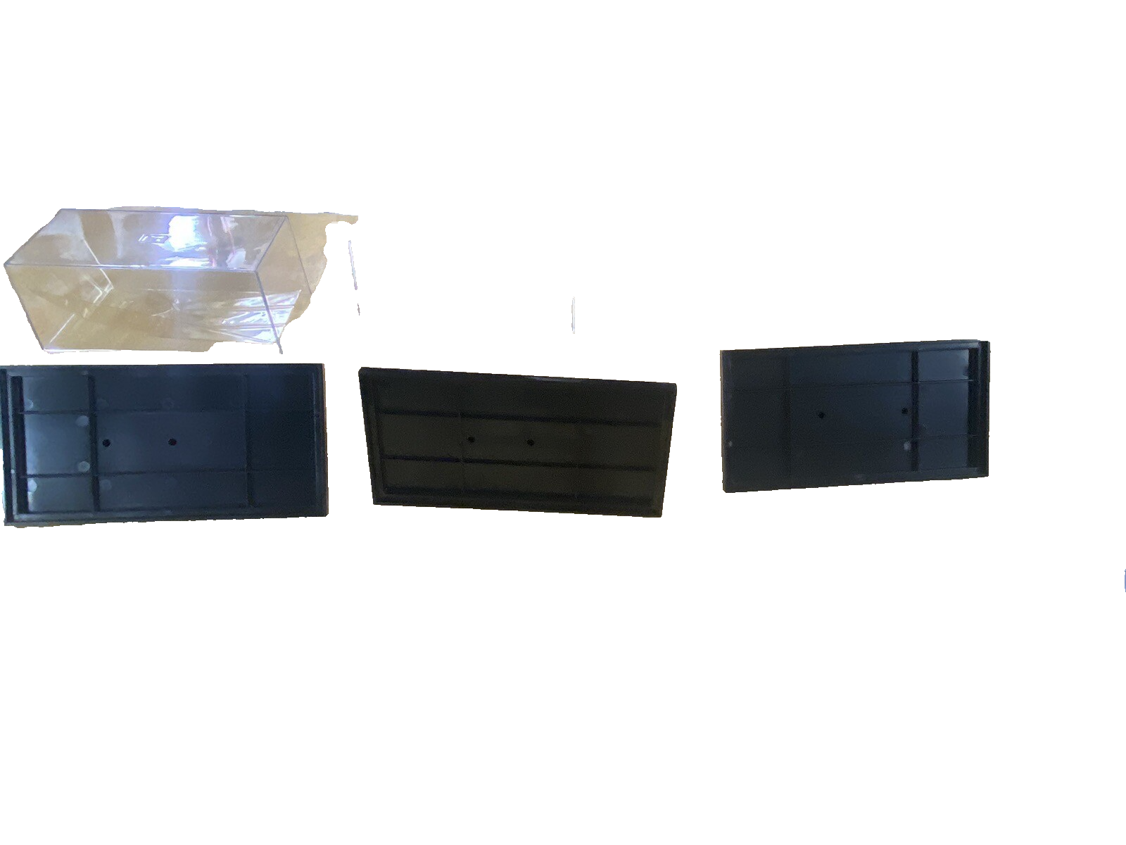 ES 47 :  Group  of  3 Military  Tanks with Show Cases  Size 7" x 3 1/2" x 3"H