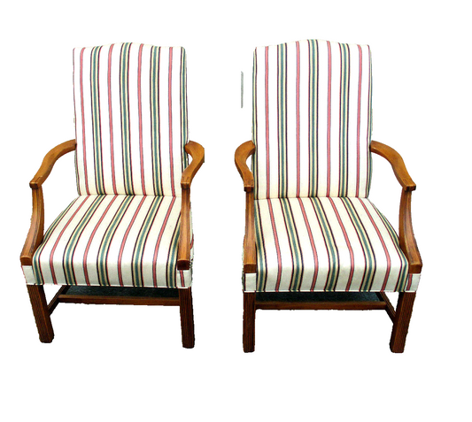62774    Pair FAIRFIELD Bergere Armchair Chairs 