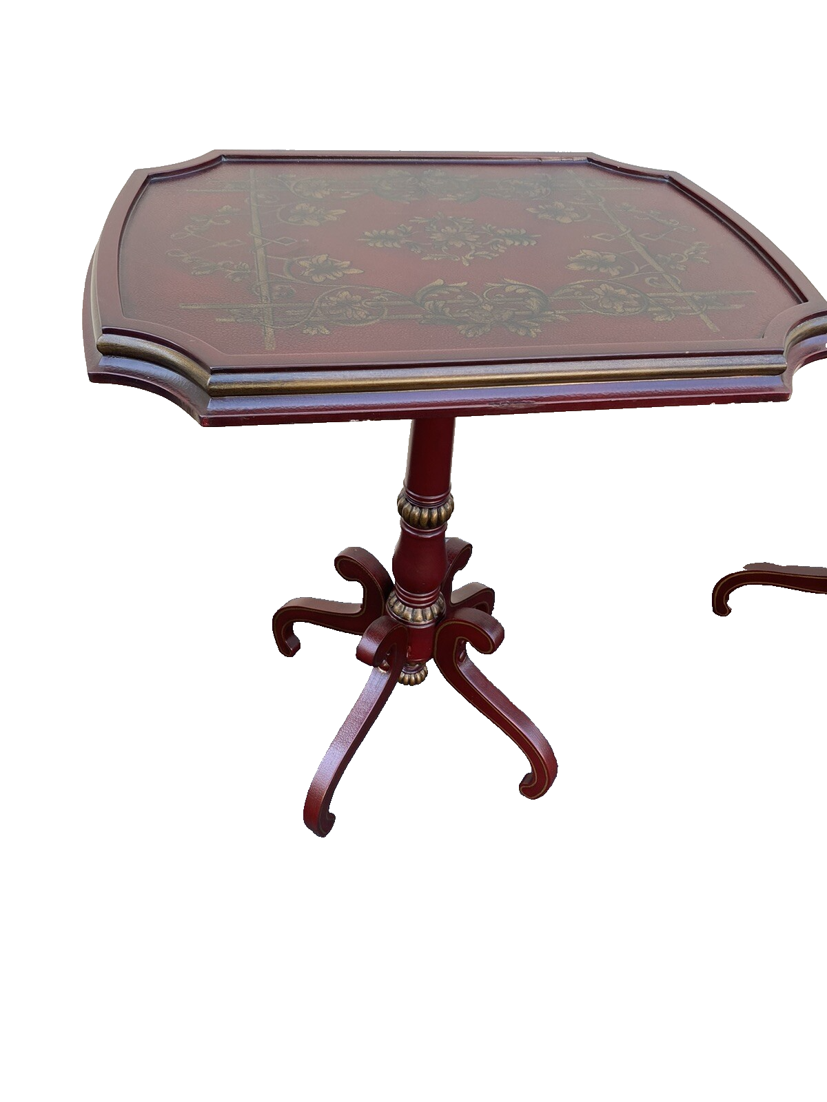 65716  Pair Decorator FULL HOUSE Furniture Decorator Lamp Table Stands