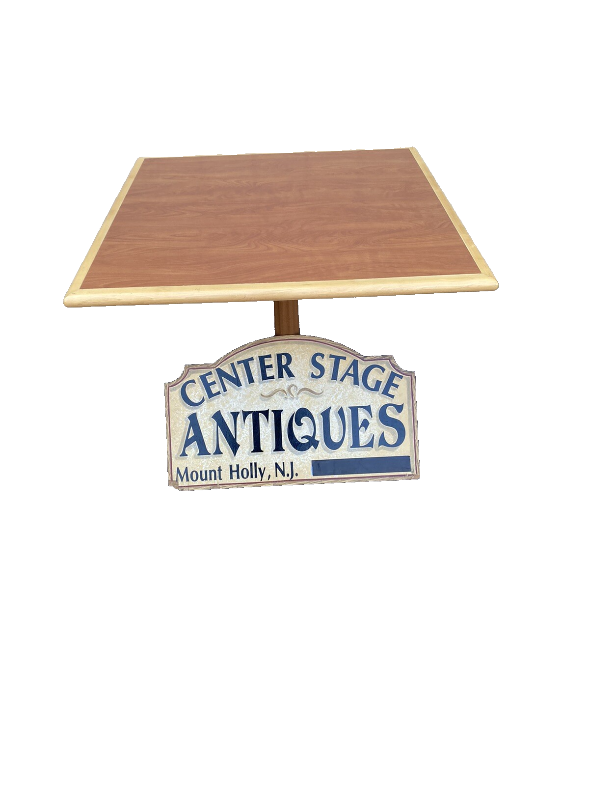 65315   Modern Cast Iron Dining Table Ice Cream Parlor Table