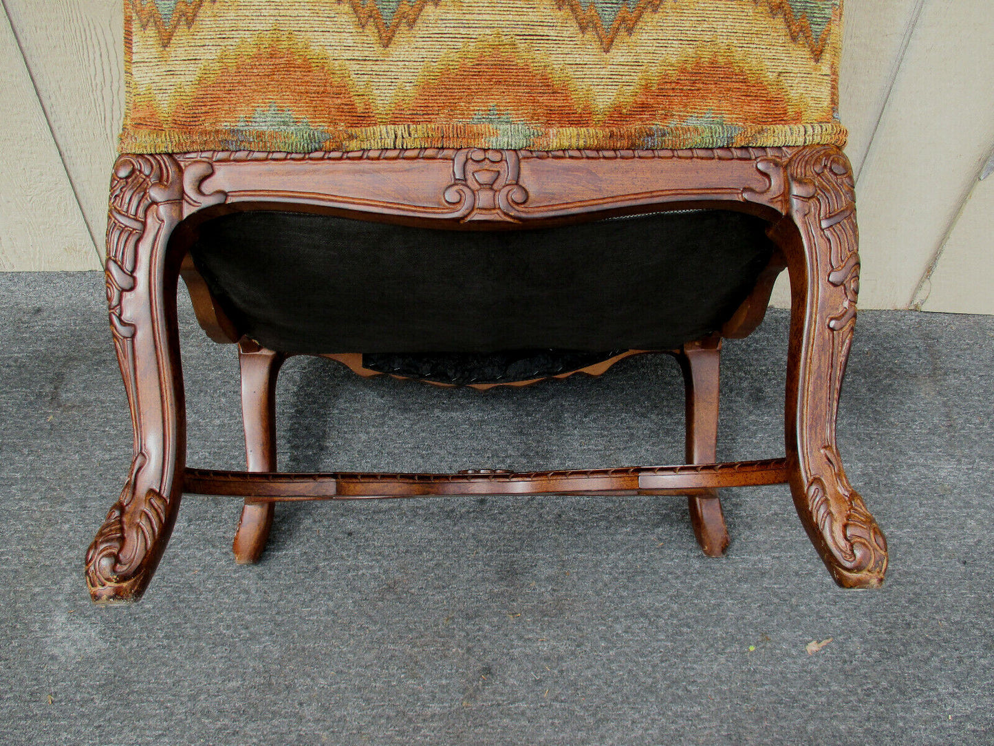 63061 Carved Bergere Armchair Chair