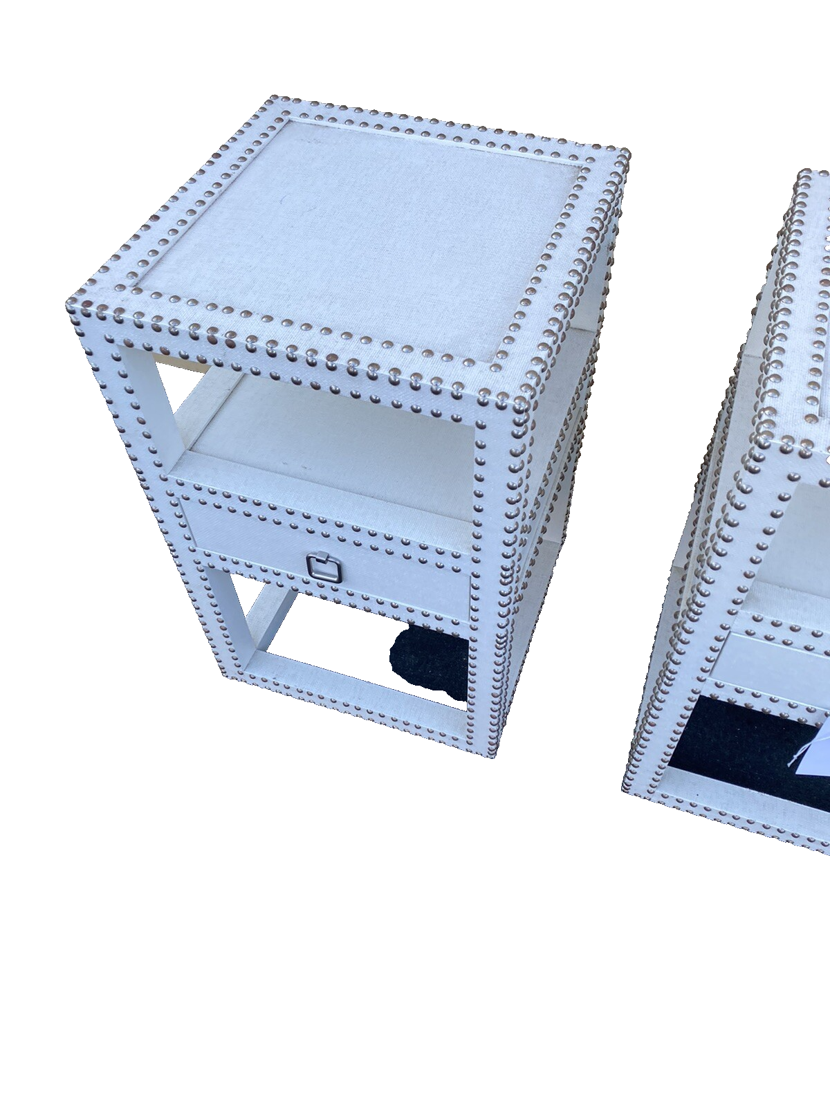 65680 Pair Decorator Modern Nightstand End Table Stand