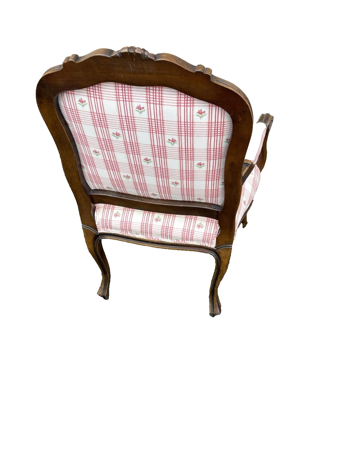 66768  Pair Ethan Allen Bergere LOUIS XV Armchair Chair s