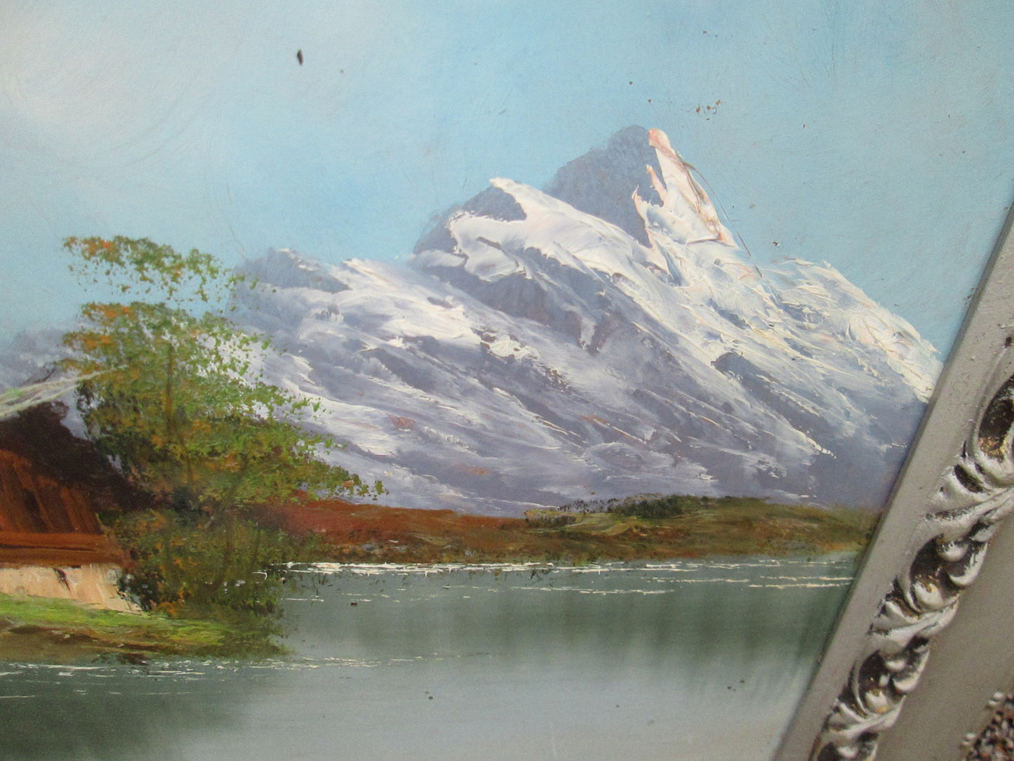 59752 Vintage Oil Paintng on Board