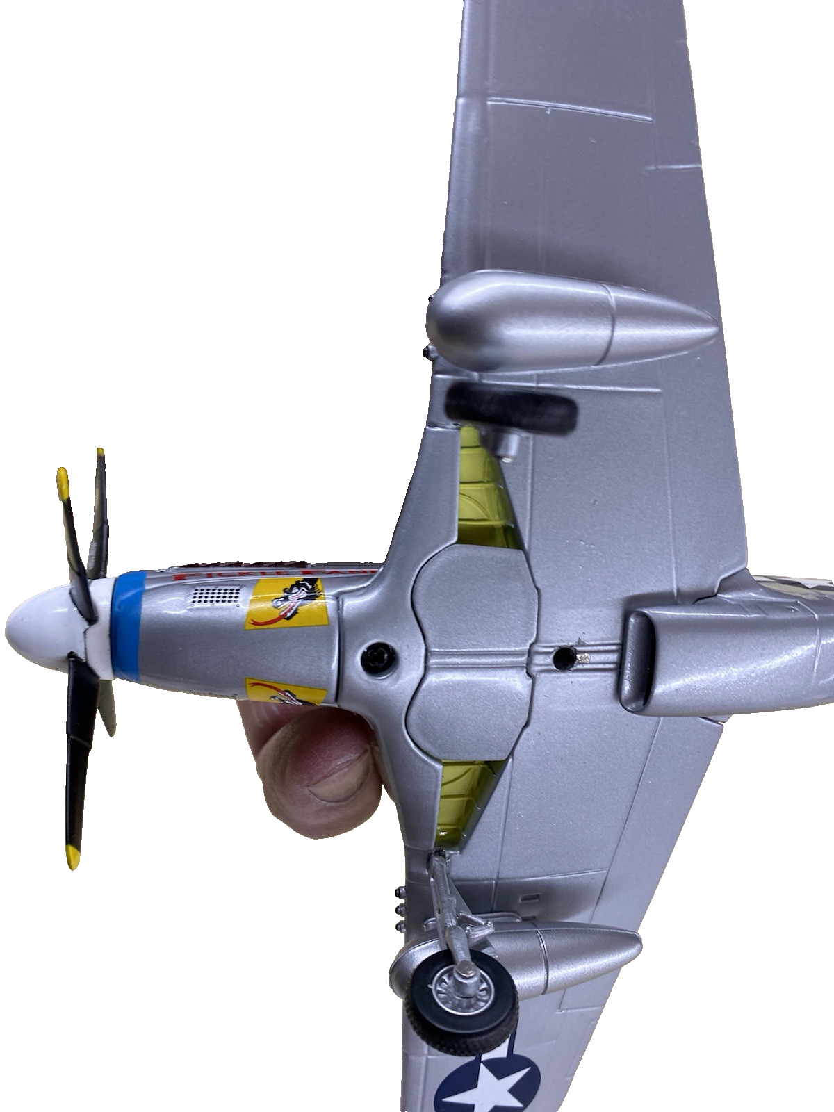 ES 206 : Franklin Mint  FICKLE FANNY P 51 Mustang B11B179  Airplane plane