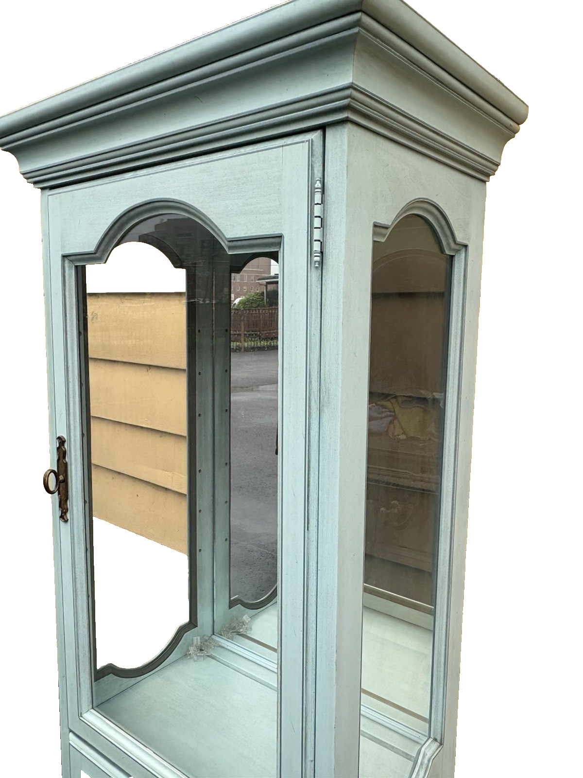 66687  Baby Blue Decorator JASPER Furniture Curio China Cabinet