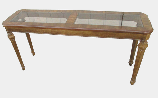 62747 Console Table Stand with Glass Inserts