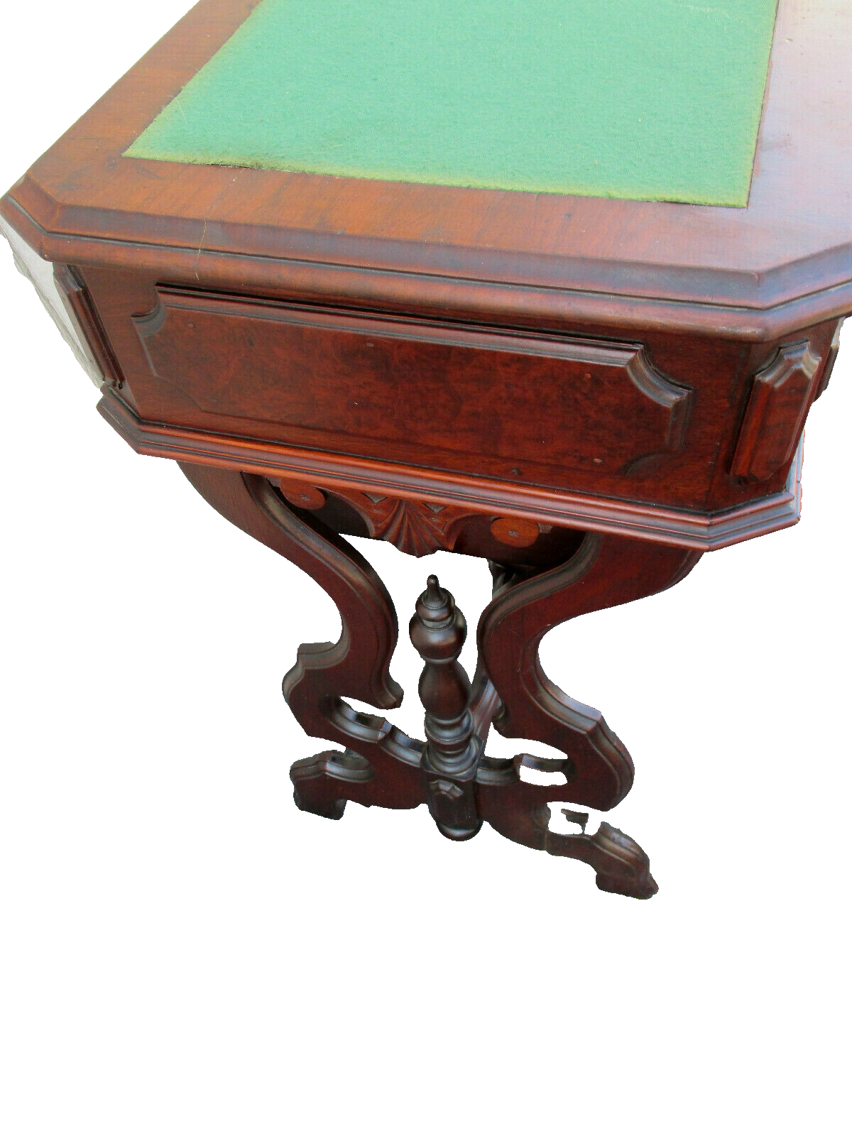 63086 Antique Victorian Sewing Stand  Desk  Cabinet Table Nightstand