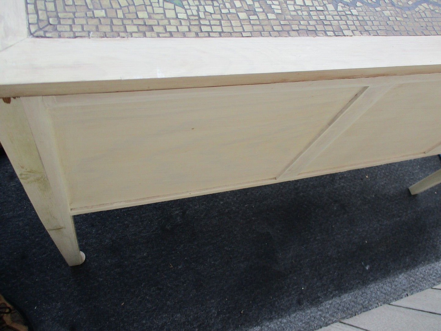 63569 Quality Decorator Sideboard Server Cabinet with Wine Rack Factory Finish