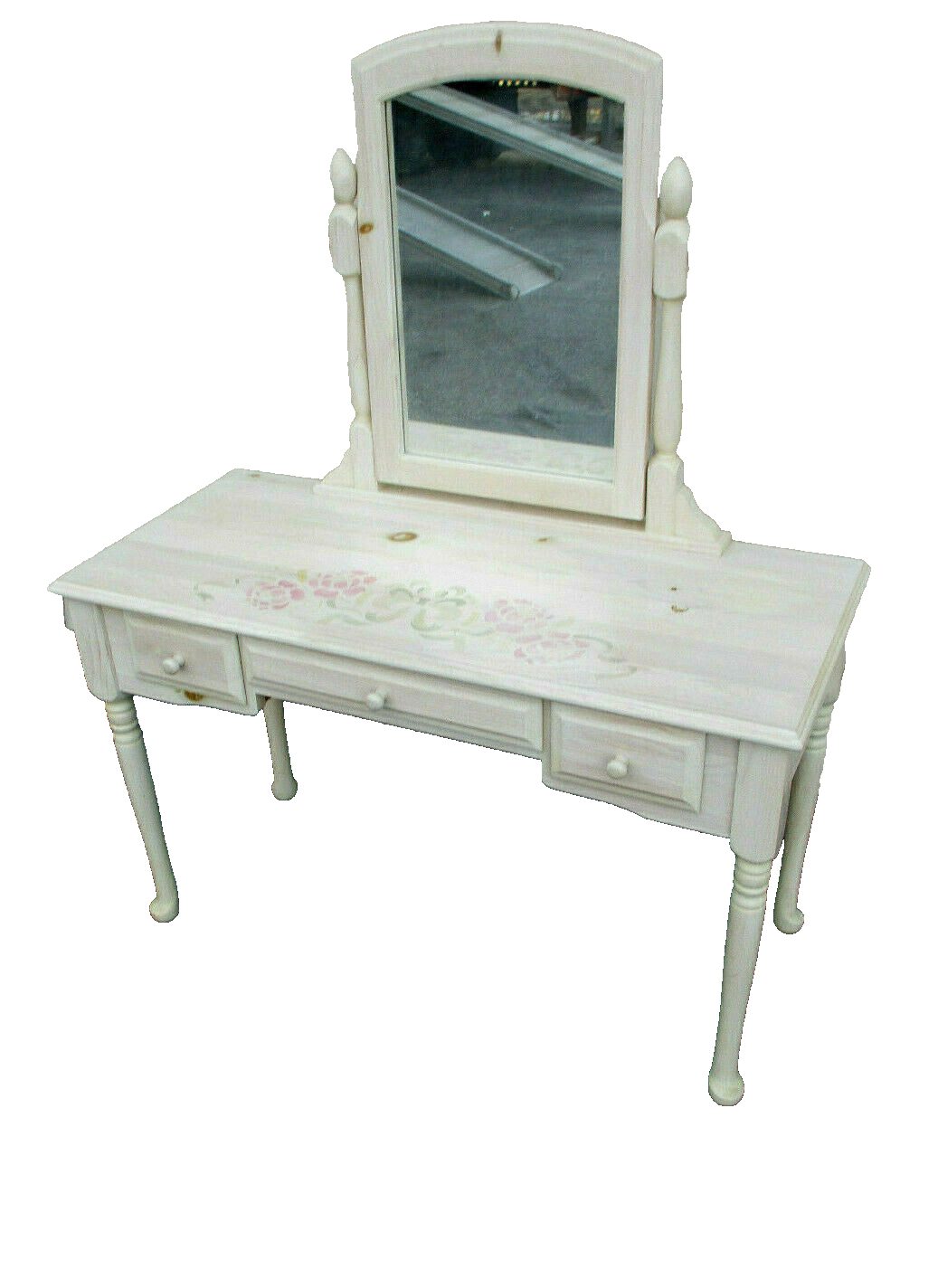 62922   Master Craft  Hand Made Vanity  Desk with Mirror
