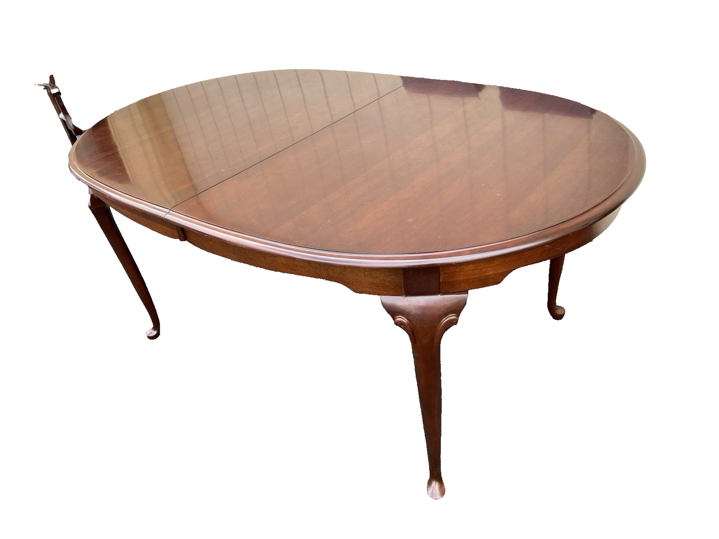 66604 SUMTER Furniture Dining Table w/ 2 Leafs + 6 Chairs Dining Top 100" x 44