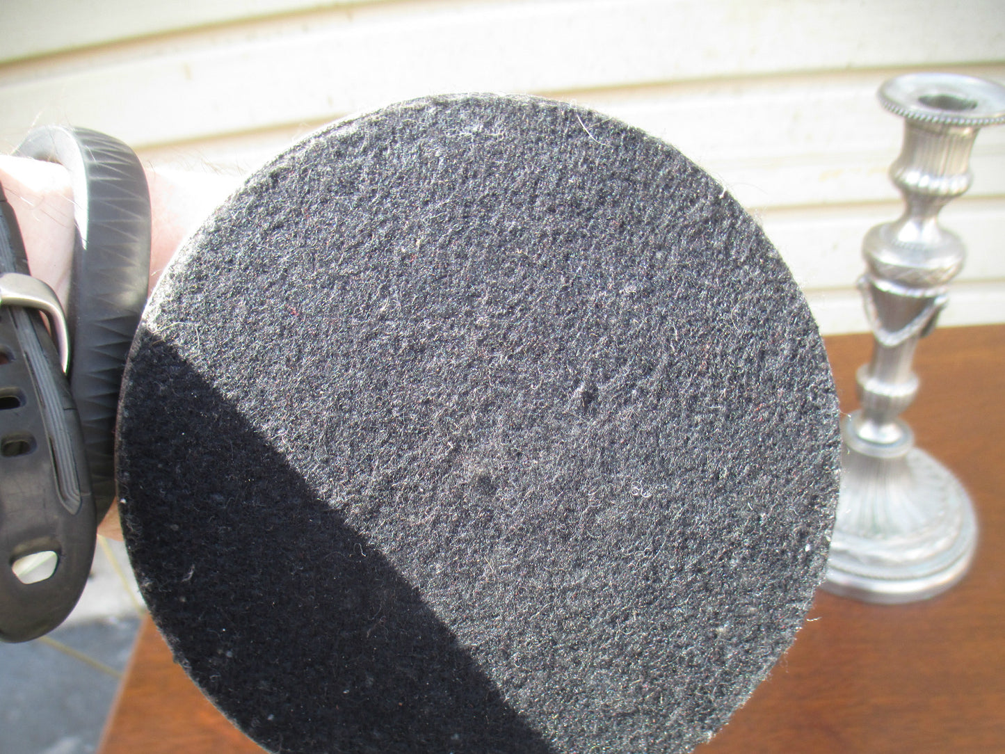 COL WS: Pair Fancy Silver Metal Fancy Candle Sticks