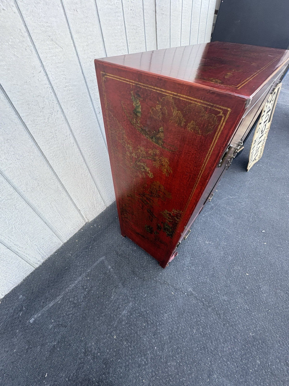66697   Oriental Storage Cabinet Chest