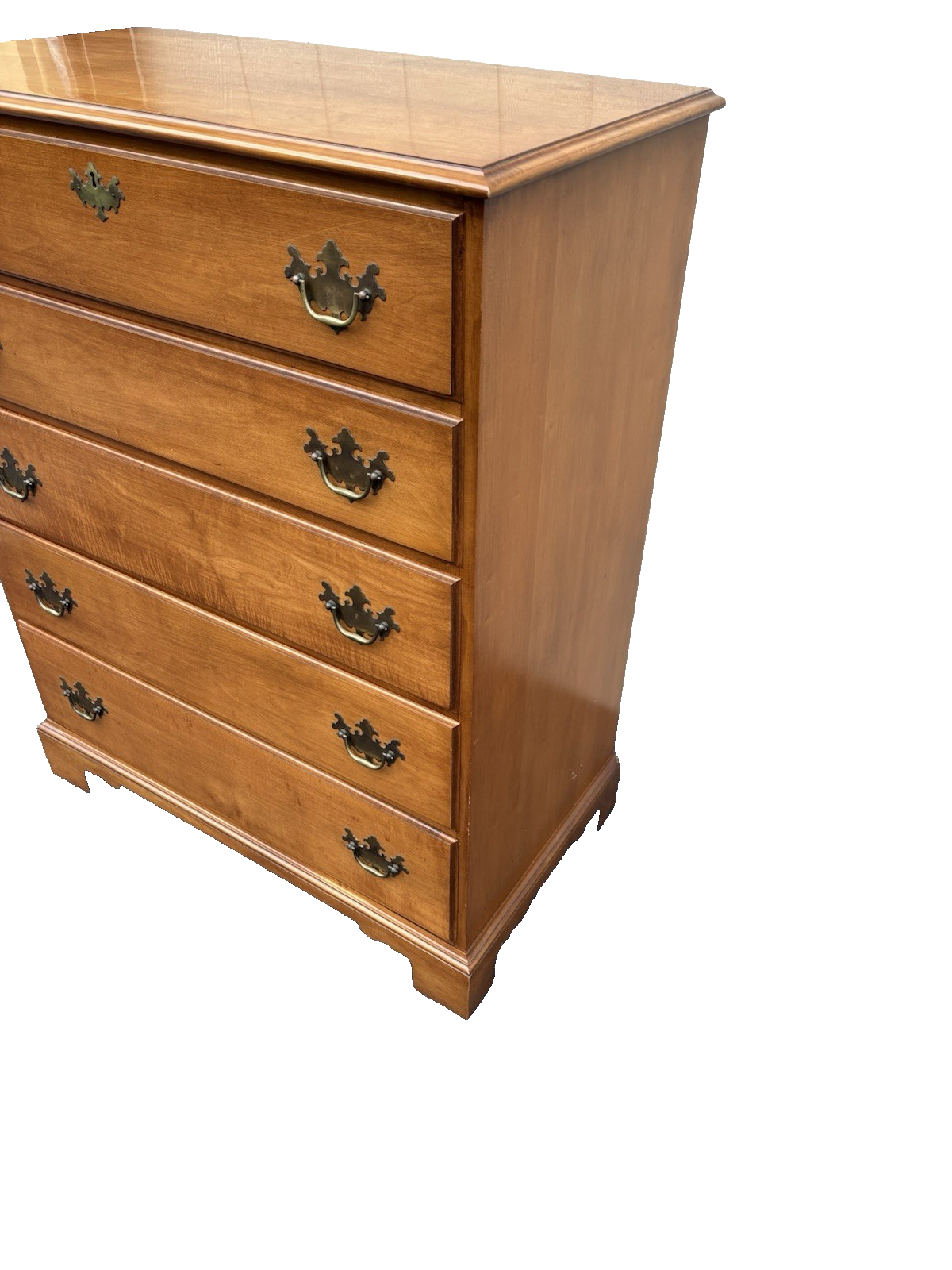 67109 Solid Maple High Chest Dresser