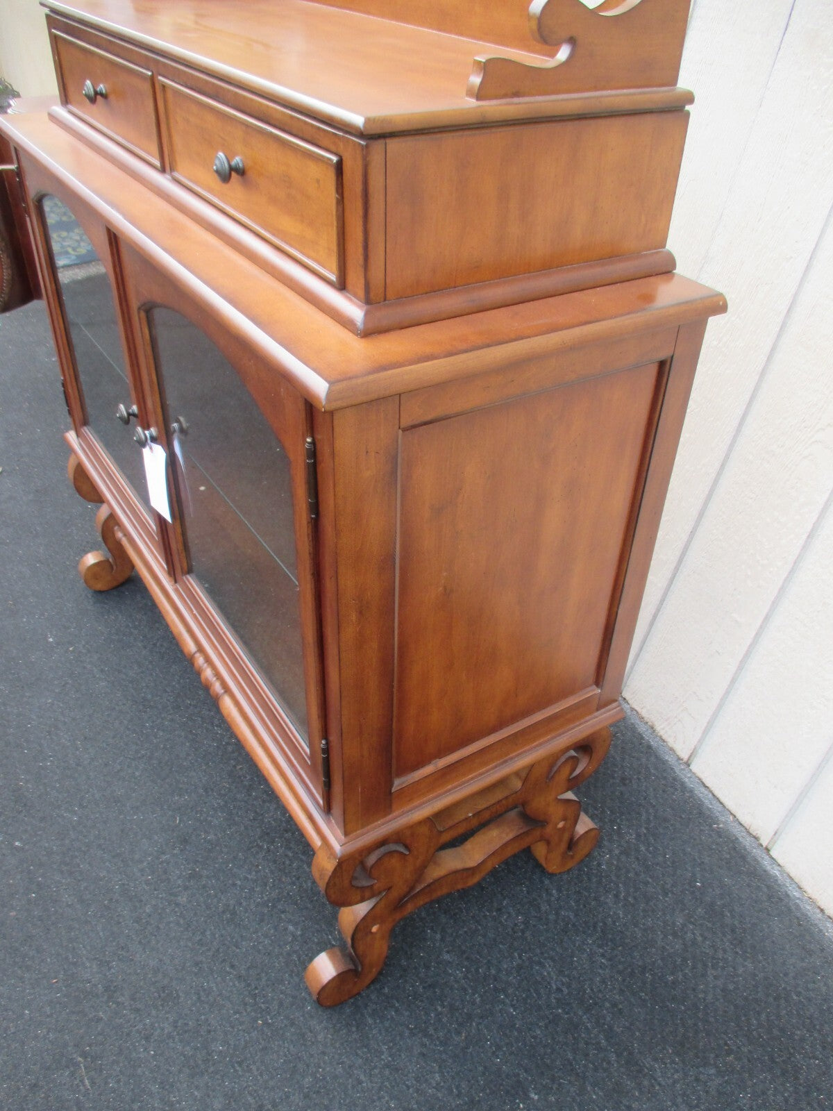 62851 Lane Furniture Server Sideboard Server Curio Display  Cabinet