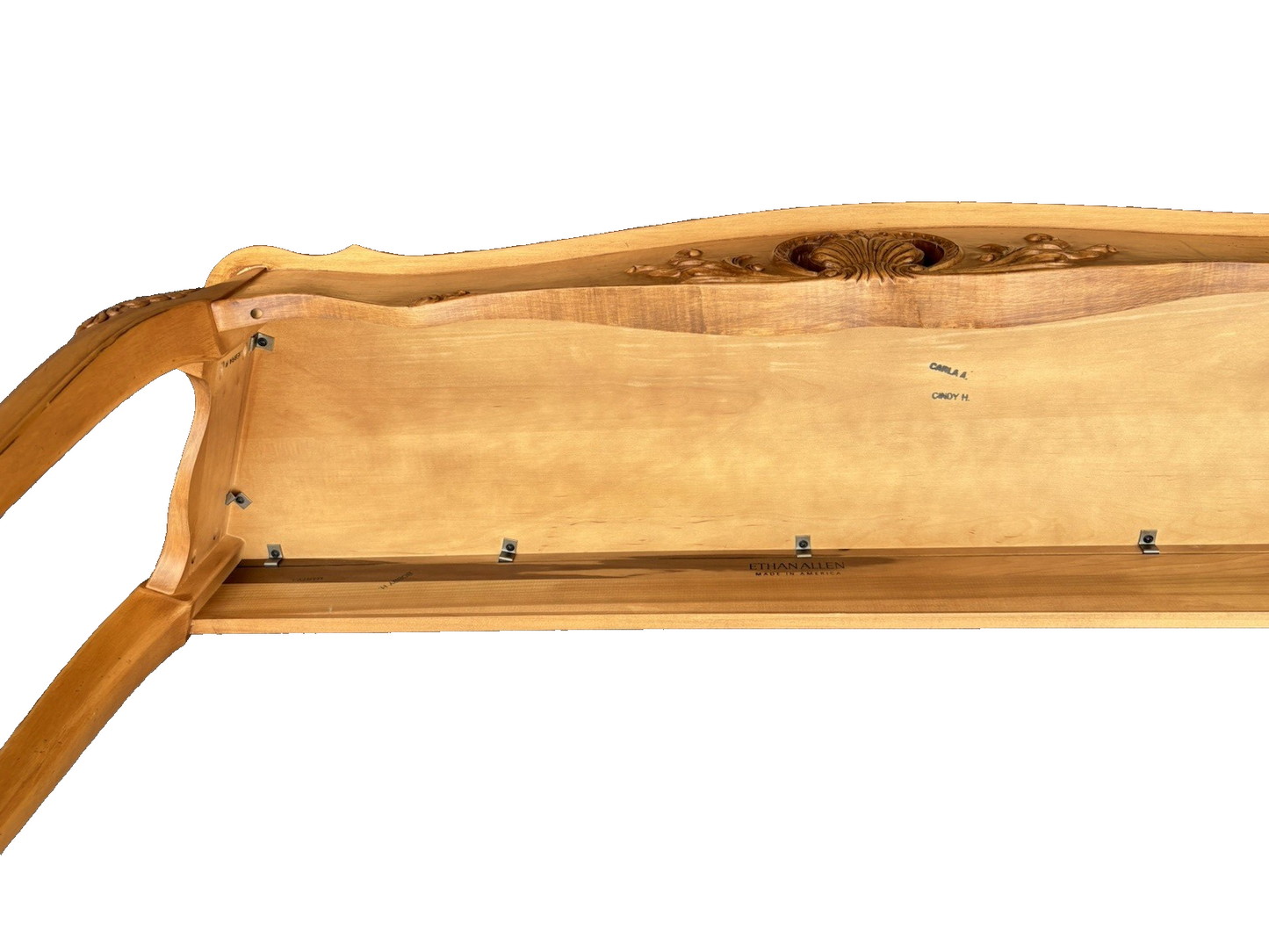 66830  ETHAN ALLEN French Country Console Table Sideboard