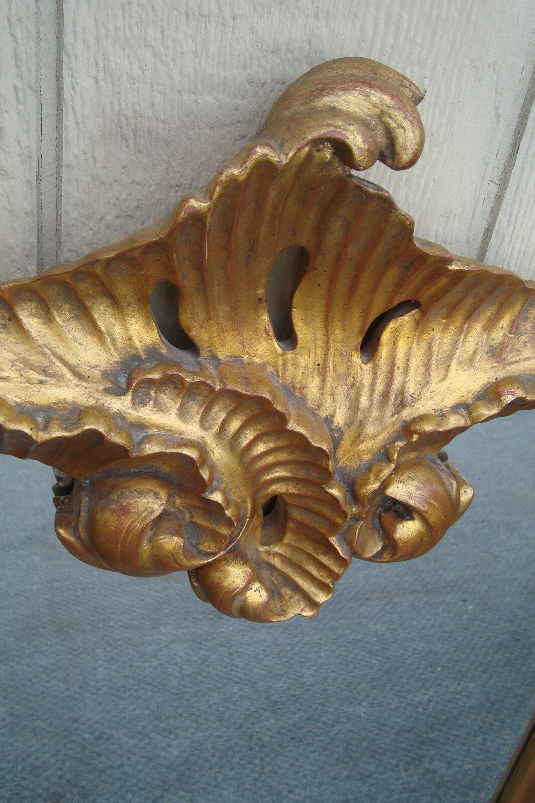 62007 Wood HAND CARVED Decorator Gold Mirror in Fancy Picture frame