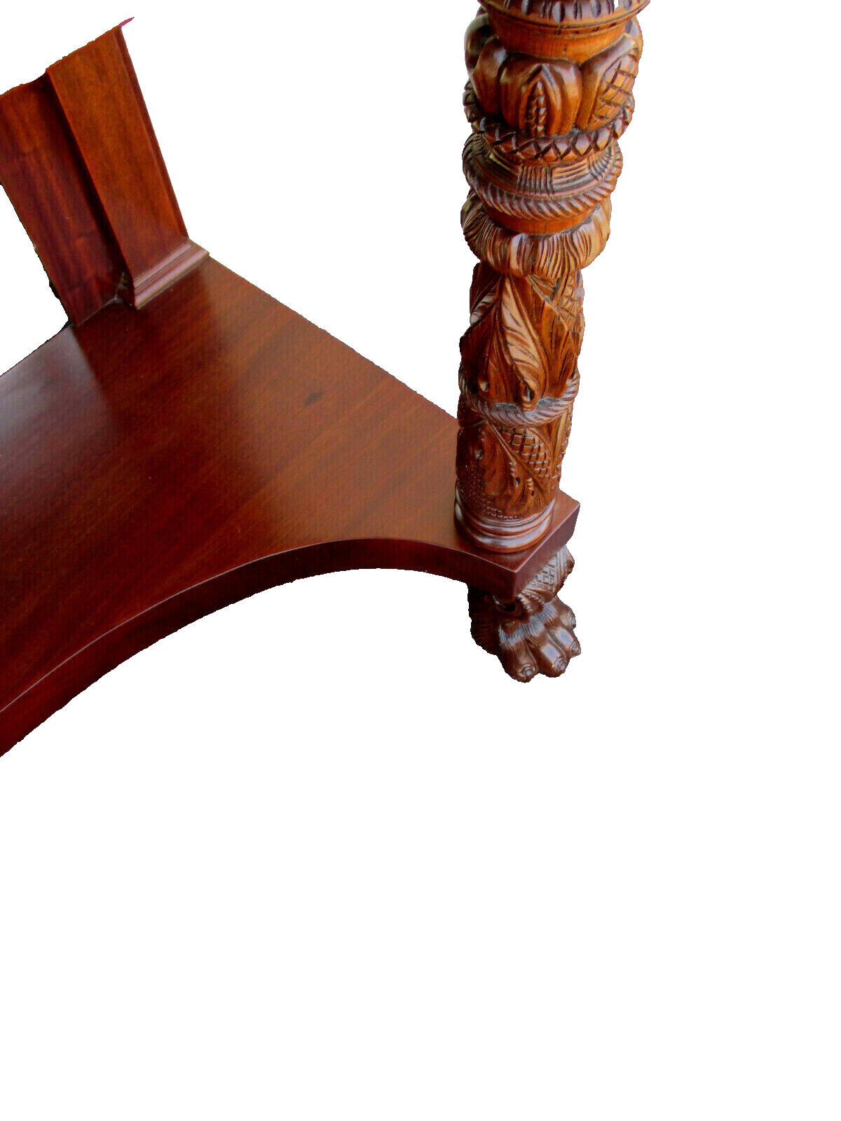 63725   Antique Empire Buffet Sideboard Server Console Cabinet