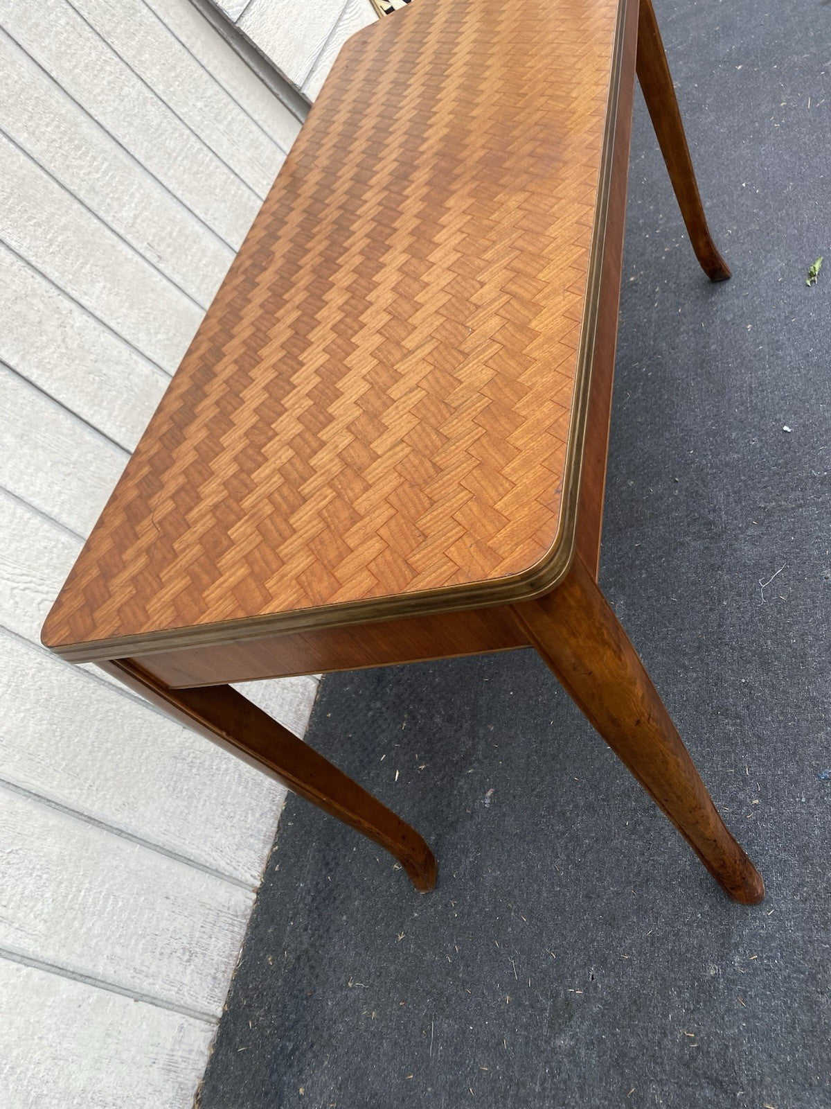 66527   Custom Hand Made ETERNA Console Library Table Stand KON MUNDUS  New York