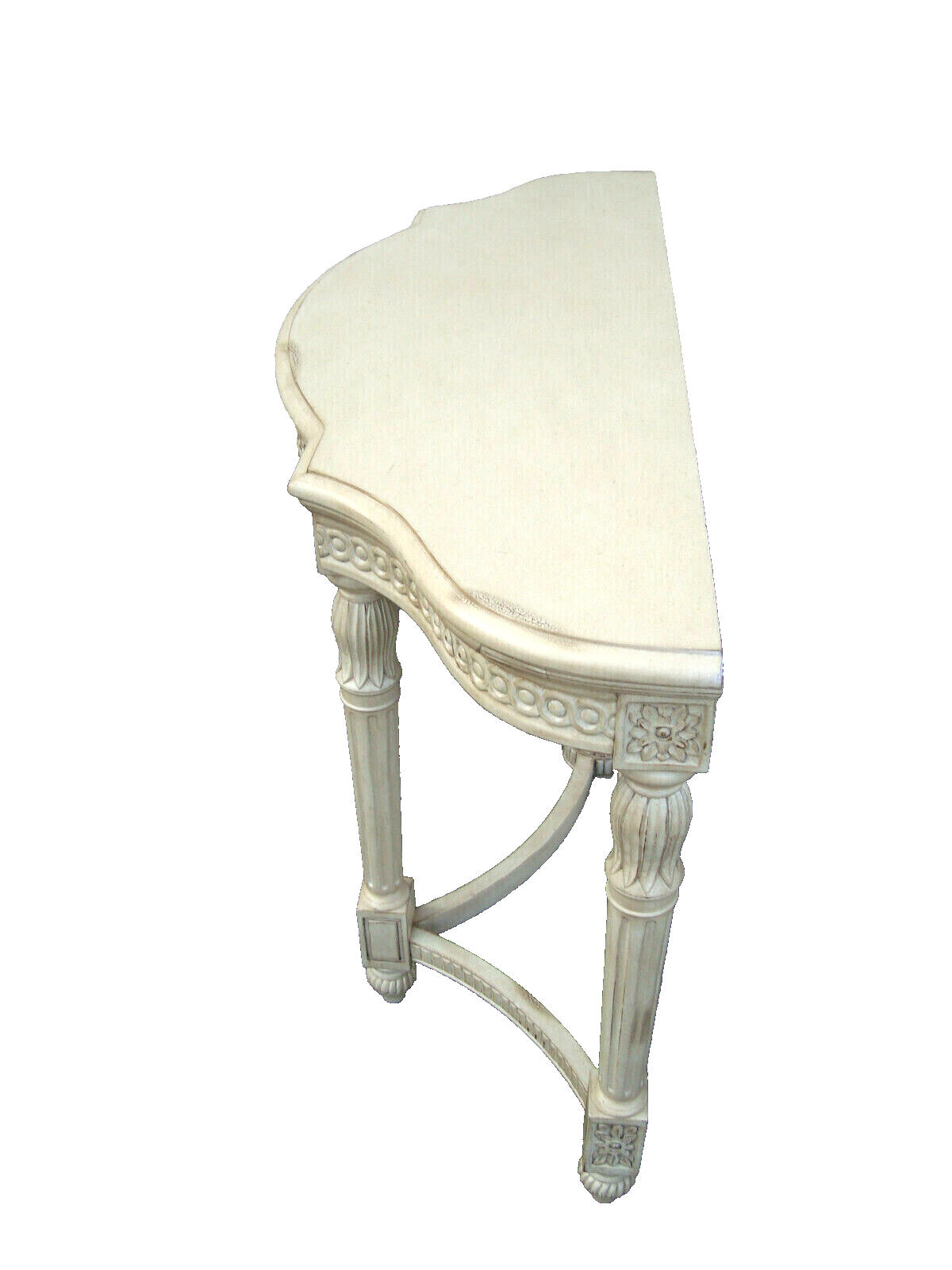 61432 Solid Wood Romantic Shabby Console Hall Table Stand