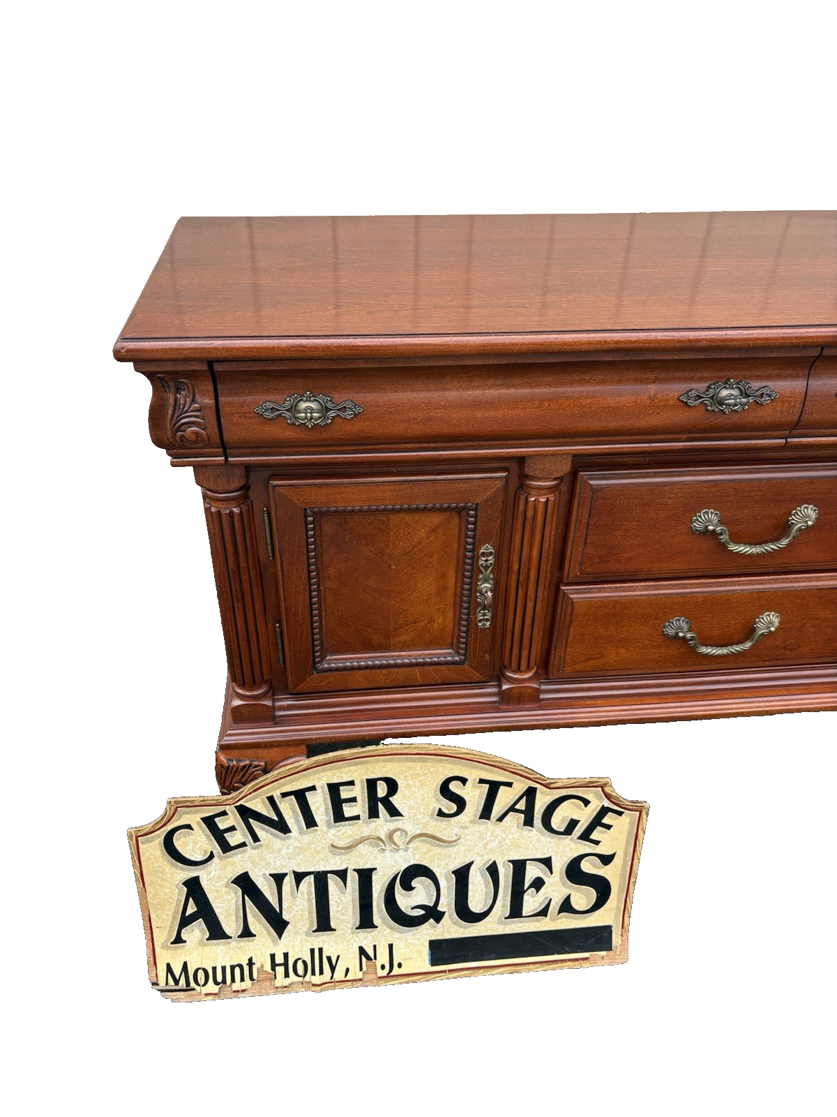 66681 Fancy Mahogany Buffet Sideboard Server Cabinet