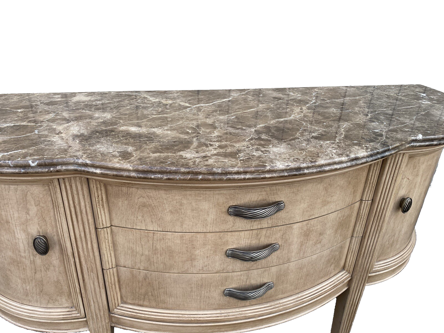 64646   Bernhardt Marble Top Server Sideboard Buffet