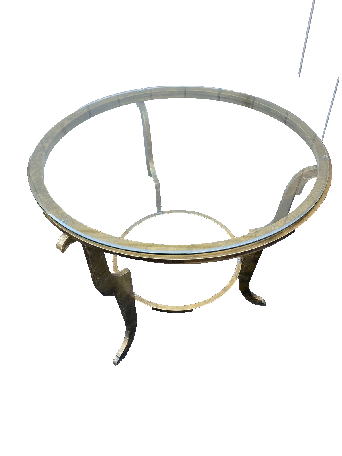 65157 Quality Decorator Glass Top Lamp Table Stand