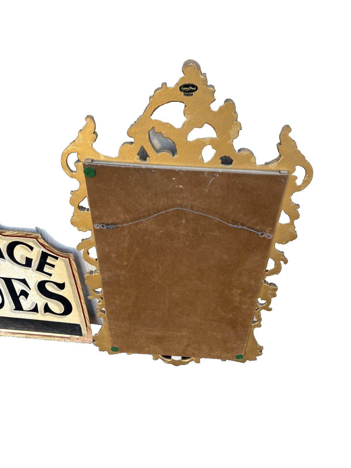 66816 Syroco Gold Decorator Mirror