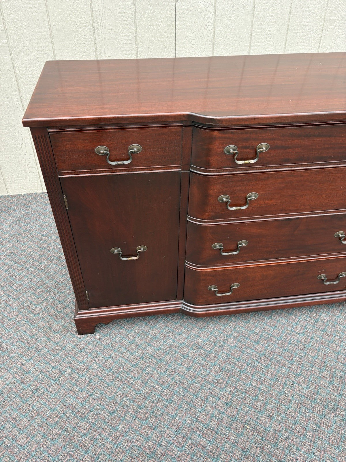 67123 Solid Mahogany Buffet Sideboard Server Cabinet