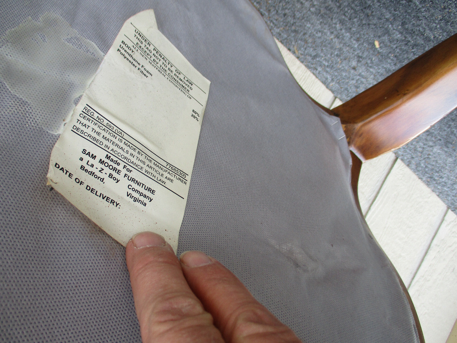 62680  Pair Bergere Armchair Chairs SAM MOORE LA Z  BOY