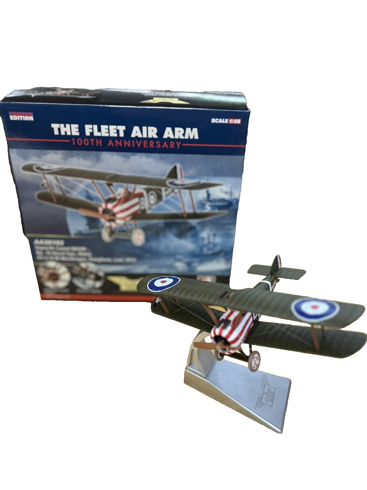 ES201 Corgi AA38103 Ltd Ed Fleet Air Arm No. 10 Naval Sqn, RNAS Plane on Stand