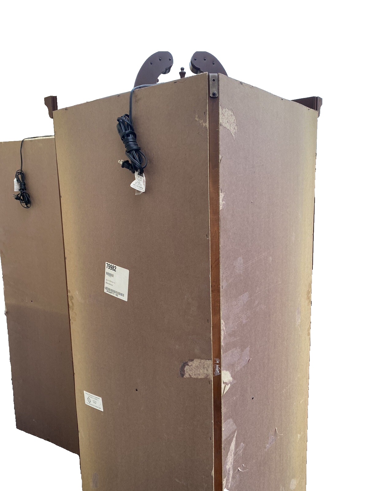 65092     Reinisch Furniture Mahogany Corner China Sliding Front Door   (BN 04)